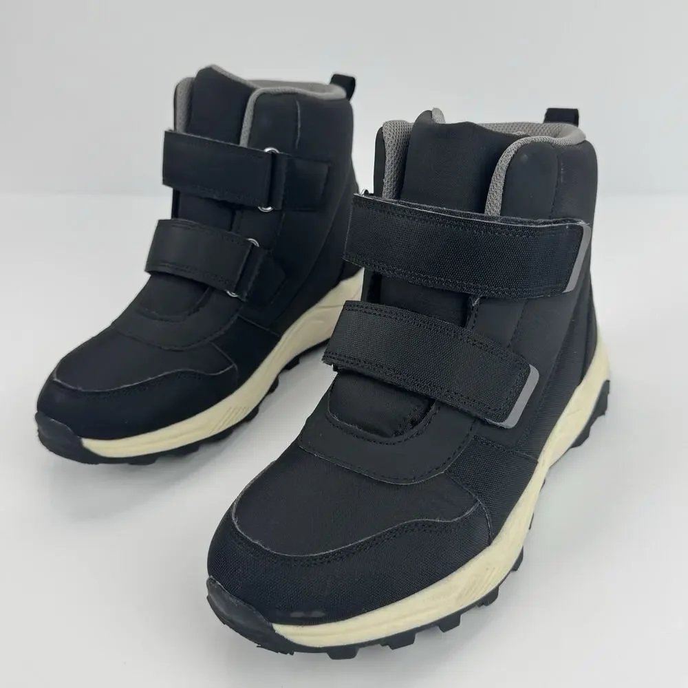 All in Motion Boy's Size 5 Arrow Hiker Winter Boots Black Snow Boots